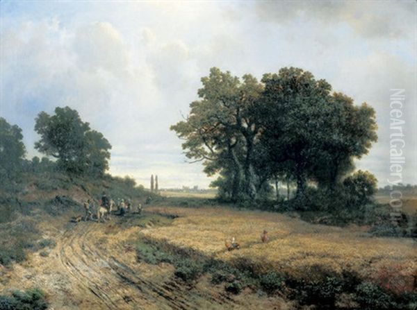Bauerliche Landschaft Mit Feldweg - view 1