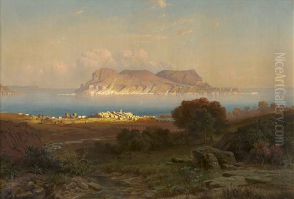 Ansicht Der Bucht Und Des Felsens Von Gibraltar - view 1