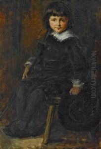 Knabenbildnis by Ernst Karl Georg Zimmermann
