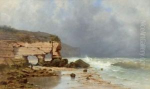 Mer En Bretagne by Edouard Brot