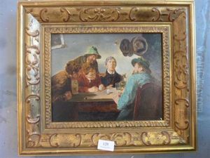 Scene De Taverne by Ernst Karl Georg Zimmermann