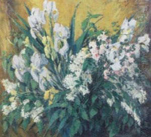 Broget Buket Med Havens Blomster Broget Buket Med Havens Blomster