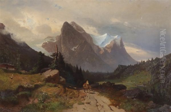 Blick Auf Well- Und Wetterhorn - view 1