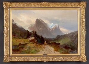 Weite Landschaft Mit Well- Und Wetterhorn Weite Landschaft Mit Well- Und Wetterhorn
