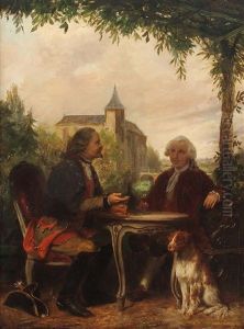 Herrenrunde Im Schlossgarten