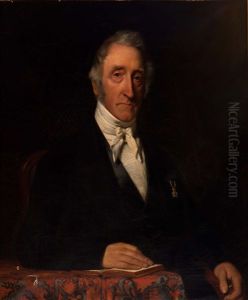 Portrait Of A Distinguished Gentleman by Jan Wendel Gerstenhauer Zimmermann