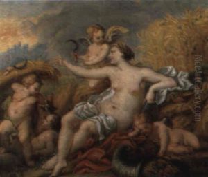 Allegorie Des Sommers by Johannes Baptist Zimmermann
