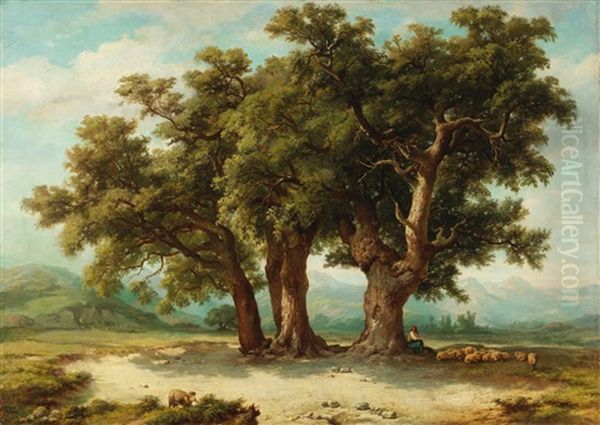 Resting Beneath The Oak - view 1