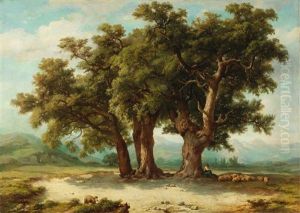 Resting Beneath The Oak by Max Zimmermann