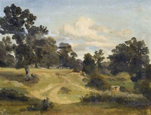 Sommerlandschaft Mit Feldweg by Max Zimmermann