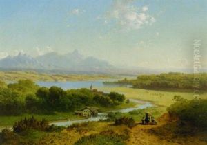Flusstal Im Voralpenland by Max Zimmermann