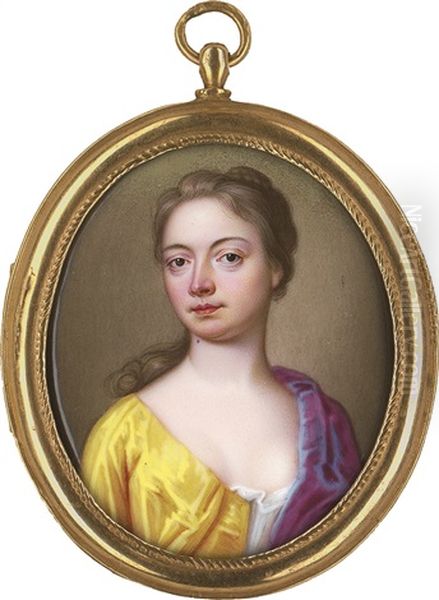 Bildnis Einer Jungen Frau, Genannt Lady Henrietta Hay-drummond, In Gelbem Kleid Mit Violettem Schal - view 1