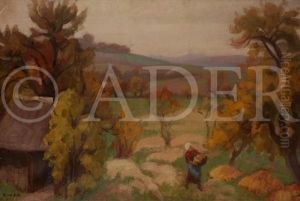 Femme A L"enfant Dans Un Paysage Femme A L"enfant Dans Un Paysage