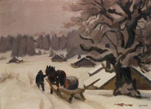 Traineau Dans La Neige