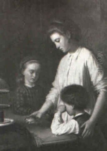Children And Bird - view 1