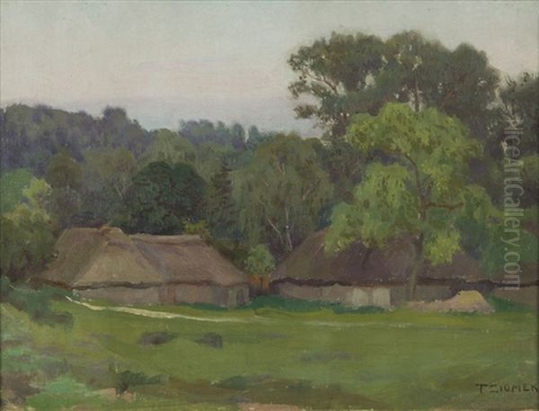 Landscape With Cottages - view 1