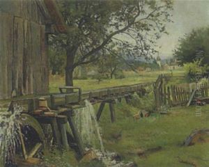 Alte Muhle Am Dorfrand by Josef Zlatuschka