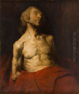 Portrait (sleeping Lazarus) by Franciszek Zmurko