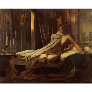 Lady In Her Boudoir