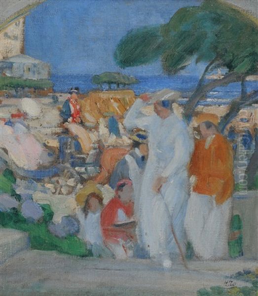 Elegante Gesellschaft Am Meer - view 1