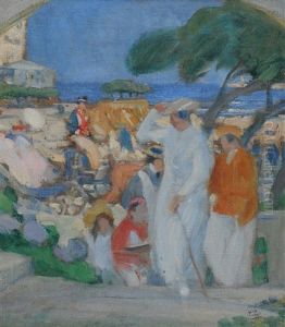 Elegante Gesellschaft Am Meer Elegante Gesellschaft Am Meer