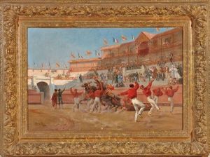 Fin De Corrida Aux Arenes De Bayonne