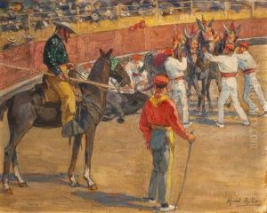 Scene De Tauromachie