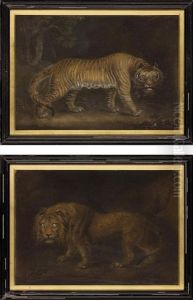 A Lion (+ A Tiger; 2 Works) by Benjamin Zobel