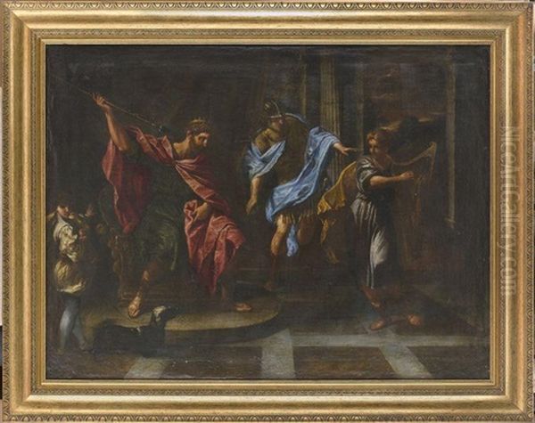 David Joue De La Harpe Devant Le Roi Saul - view 1
