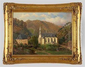 Bienenstocke Vor Gotischer Kapelle