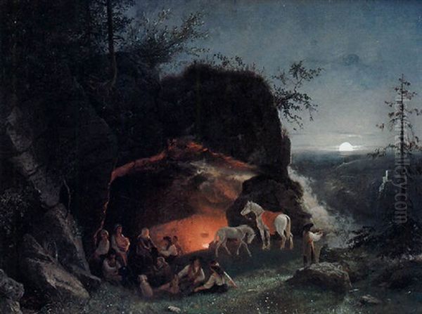 Accampamento Notturno Di Gitani - view 1