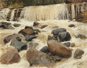 A River Dam by Alfred Zoff