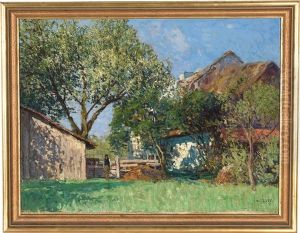 Bauernhaus In Der Mittagssonne by Alfred Zoff
