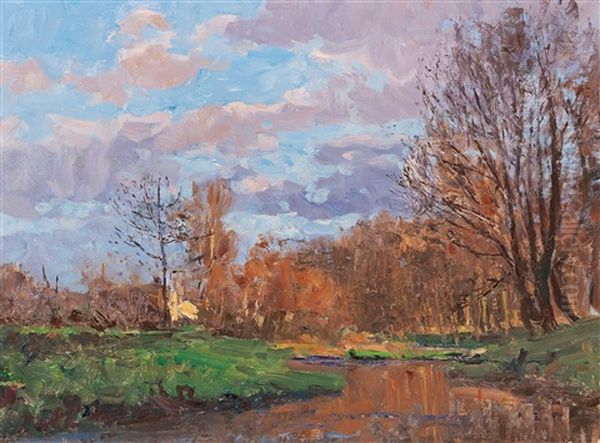 In Der Au Bei Krems [the Meadow Near Krems] - view 1
