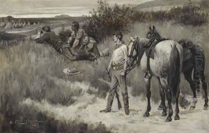 Discovery Of The Village by Rufus Fairchild Zogbaum