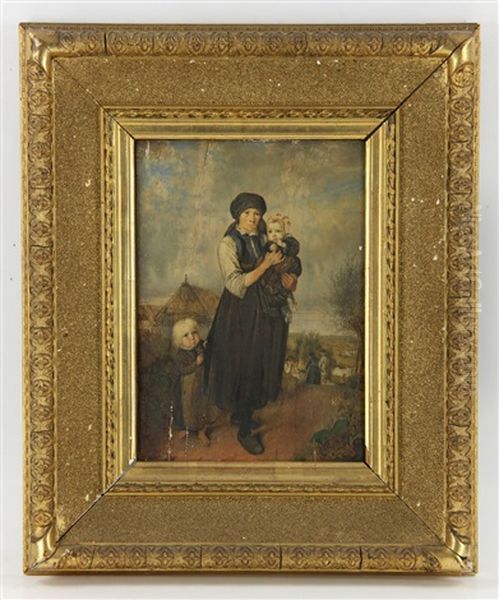 Mother With Her Children - view 1