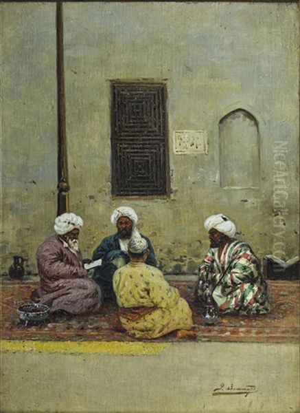 Four Scholars - view 1