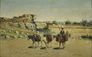 Leaving Tashkent by Richard Karlovich Zommer