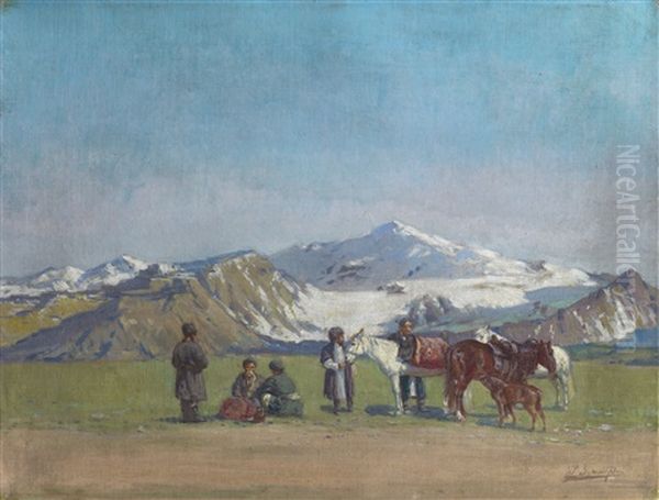 In The Mountains Of Alatau - view 1
