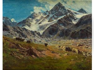 Darstellung Des Berges Ararat (elbrus) Im Kaukasus Darstellung Des Berges Ararat (elbrus) Im Kaukasus