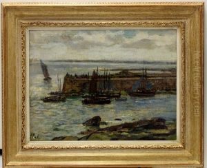 Haven In Concarneau by Jacob Abraham (Jacques) Zon