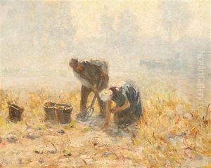 Potatoe Diggers by Jacob Abraham (Jacques) Zon