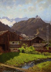 Hofgastein Mit Graukogel Und Tischlerkarkees