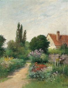 Bluhender Garten by Gyula Zorkoczy