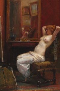 The Model Is Resting by Gustav Zorn