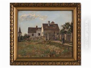 View Of A Moravian Village by Salomon Zorn
