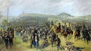 Der Sturm Der Osterreicher Auf Den Kapellenberg In Dem Gefecht Bei Trautenau Am 27. Juni 1866