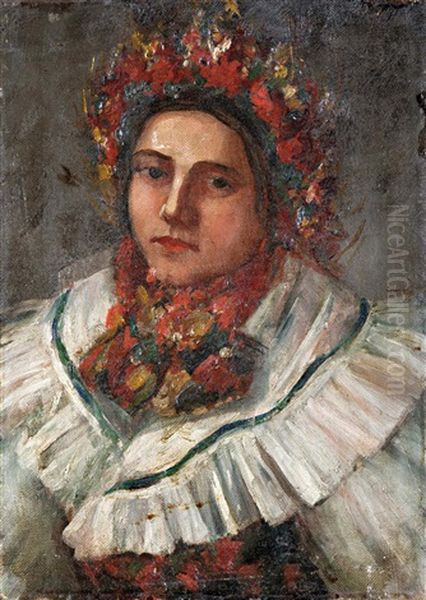 Girl In Folk Costume - view 1
