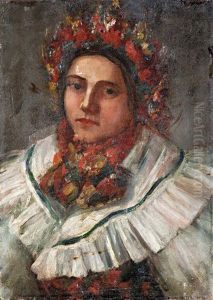 Girl In Folk Costume