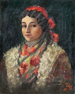 Girl In Folk Costume